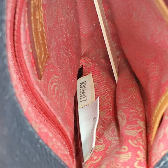 Dooney & Bourke Disneyland Club 33 Navy Crosssbody 2014 Leather Hang Tag Rare - Picture 9 of 15